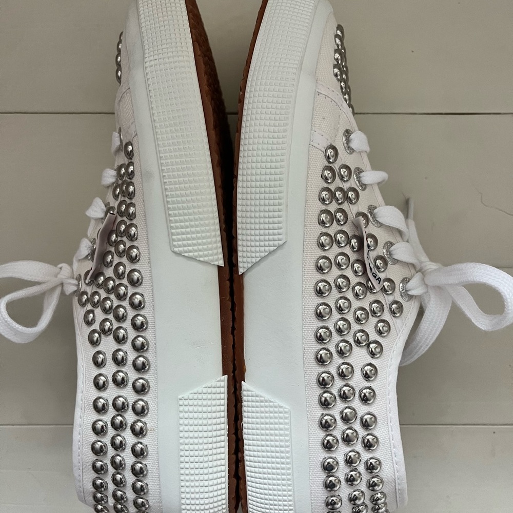 Superga Brand New studded shoes size 6